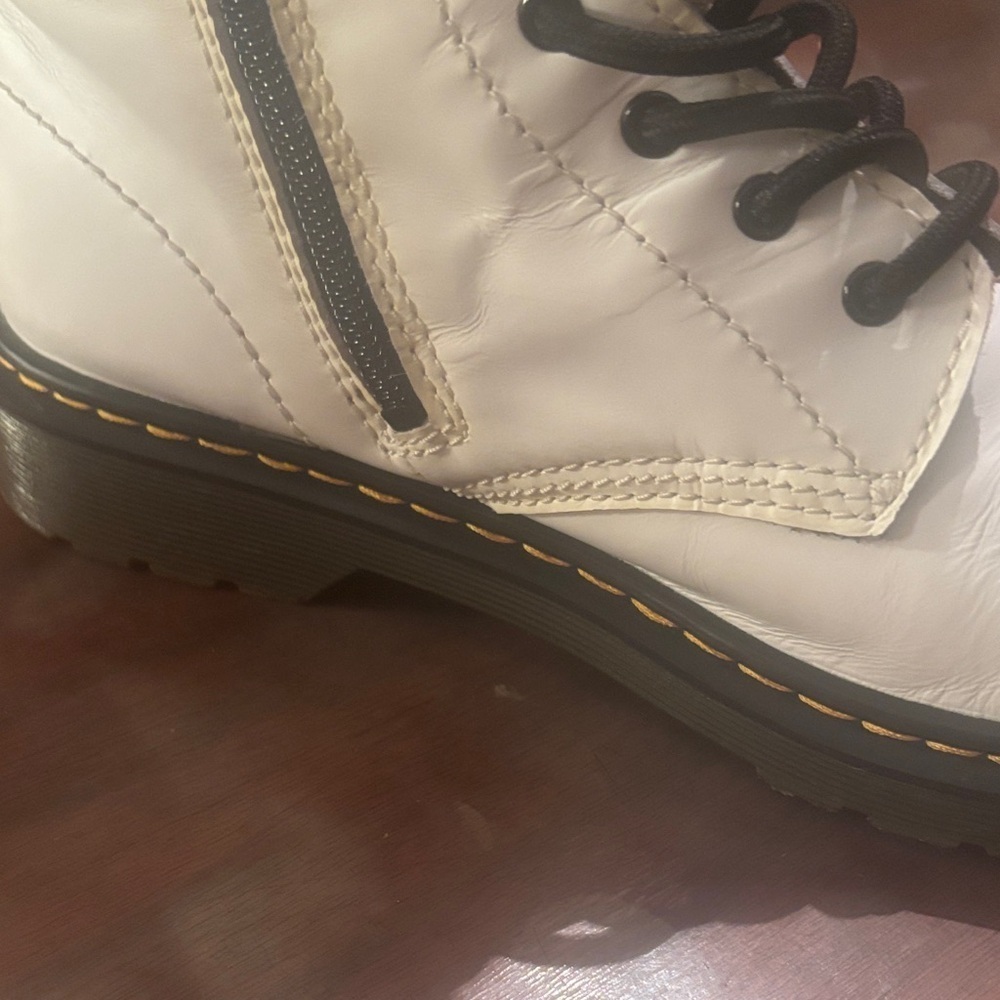 Dr. Martens White Combat Boots - Picture 6 of 12
